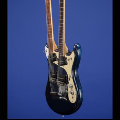 Mosrite Joe Maphis Model Double-Neck 6/12 String 1966 Ink Blue image 10