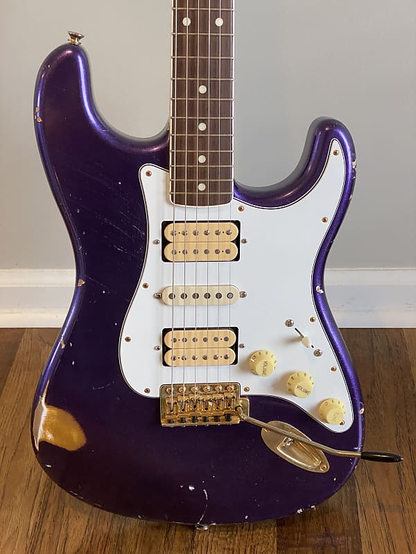MJT Partscaster Stratocaster HSH with Dimarzio pickups. image 1