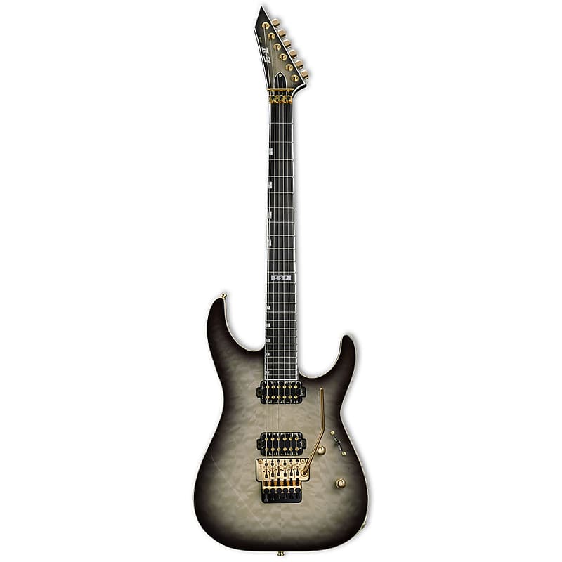 ESP E-II M-II QM Black Natural Burst