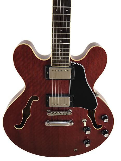 Samick, “335” Semi Hollow, 1988, Cherry Red, Japanese Market