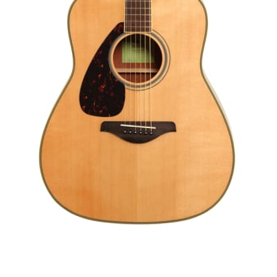 Yamaha FG820L Folk Acoustic Guitar with Solid Spruce Top LeftHanded image 3