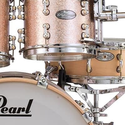 Pearl  STA1450MM321 14x05" Maple Snare Drum in Satin Maple - Gloss Maple / Brand New image 4