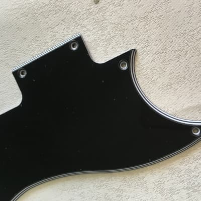 For 5 Ply Gibson SG Special 2018 OD mini humbuckers Guitar Pickguard,Black image 3