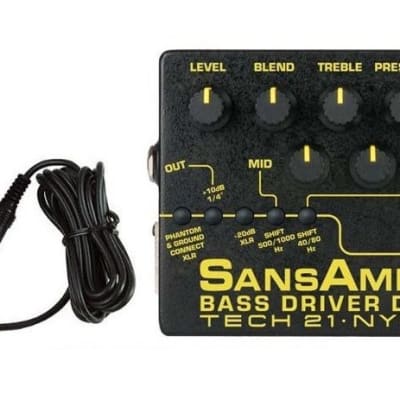 Tech 21 SANSAMP BASS DRIVER DI-J 