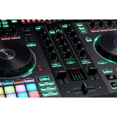Roland DJ-505 Serato DJ Controller with Strip Light Kit &Roland CB-BDJ505 Black Series Instrument Carry Bag for the DJ-505 DJ Controller image 19