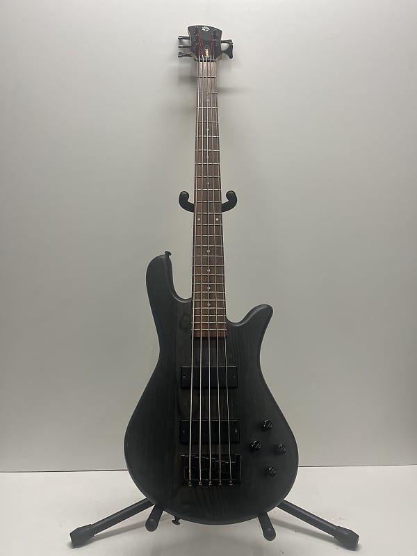 Spector Legend 5 Classic Bass Guitar - Trans Black Stain Matte