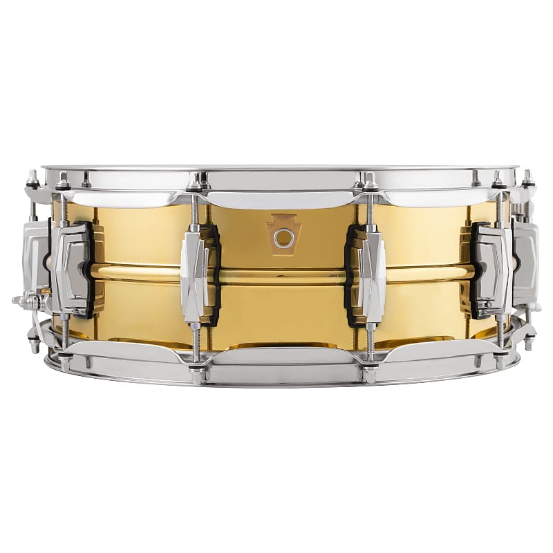 Ludwig LB401 Super Brass Reissue 5x14" Snare Drum image 1