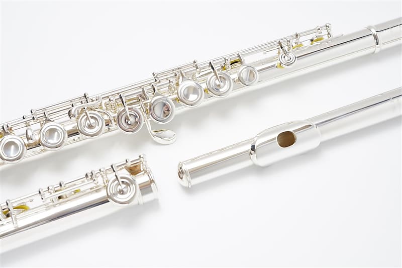 Free shipping! [USED] Pearl Flute Dolce Primo F-DP/E Closed hole,C foot,  offset G / All new pads!