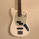 Fender Mustang PJ Bass Short Scale Olympic White 2018 OHSC