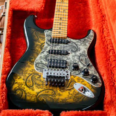Fender Richie Sambora Black Paisley 1996 50th Aniversary Japan Limited edition of 200 image 9