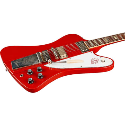 Gibson Custom Murphy Lab 1963 Firebird V With Maestro Vibrola Ultra Light Aged Electric Guitar Ember Red image 5