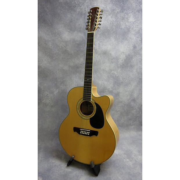 Alvarez AJ60SC 12 NAT Jumbo 12 string Acoustic Guitar Natural NATURAL