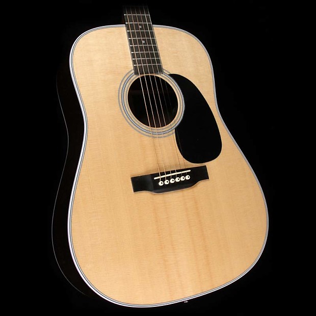 Martin D-28E Dreadnought with Electronics Natural 2018 image 1