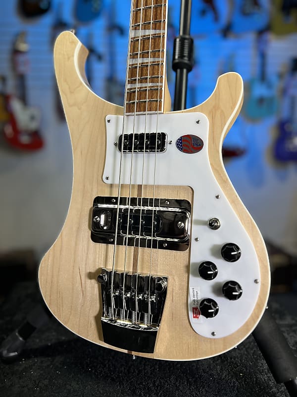 NEW 2025 Rickenbacker 4003MG Mapleglo 4-String Bass 4003 | OHSCase 772 Auth Dealer image 1