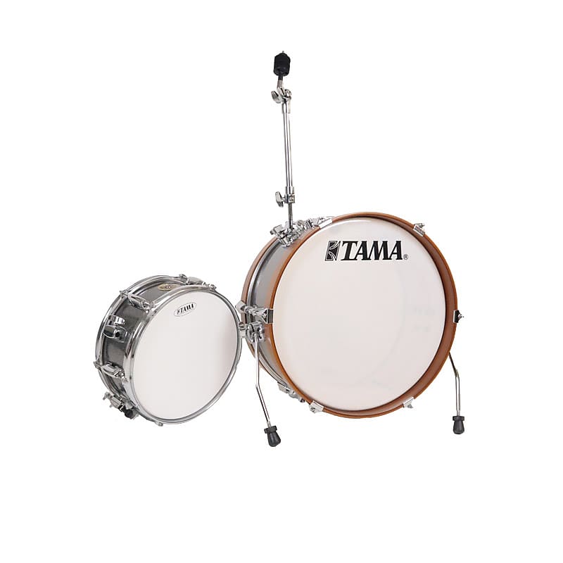 Tama LJK28S-GXS Club-Jam Mini Drum Kit in Galaxy Silver with CACLJ