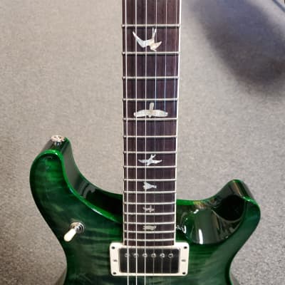 New Paul Reed Smith McCarty 594 Hollowbody II 2 Custom Color Trampas Green Wrap Burst PRS w/HSC image 3