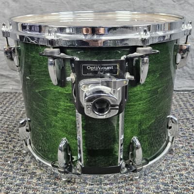 Pearl Masters Custom MMX Shell Kit 10-12-14-22 Late 1990s-Early 2000s - Emerald Green image 15