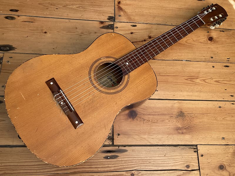1960s Egmond Classical Nylon Strung Guitar Fair Reverb UK