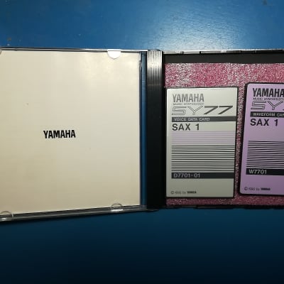 Yamaha SY 77 TG77 SAX1 cards for sale image 1