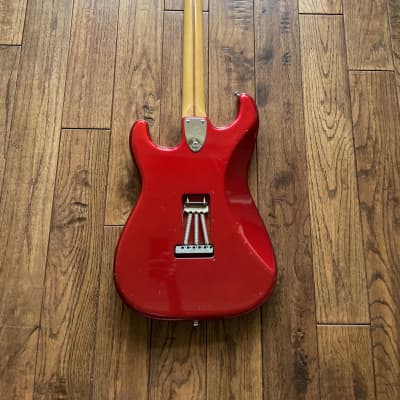 1990 Fender ST-72 Stratocaster 1972 Reissue Electric Guitar Candy Apple Red MIJ Fujigen image 3