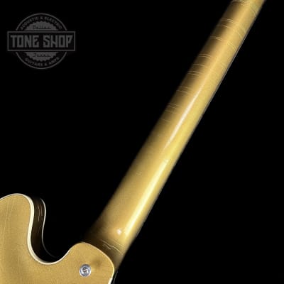 Mint Gibson Custom Shop Made 2 Measure 1964 ES-335 Reissue Double Gold w/Black Stinger Murphy Lab Ultra Light Aged w/case image 9