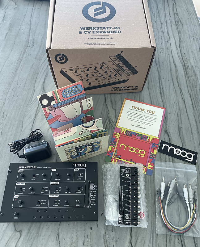 MOOG Werkstatt-01 & CV Expander 2020 (ASSEMBLED) | Reverb