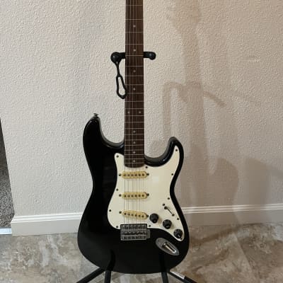 Fender Stratocaster Made in Korea 90s Black Squier Series image 1