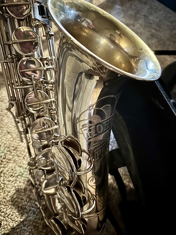 Hohner President 1957 Silver tenor saxophone Reverb