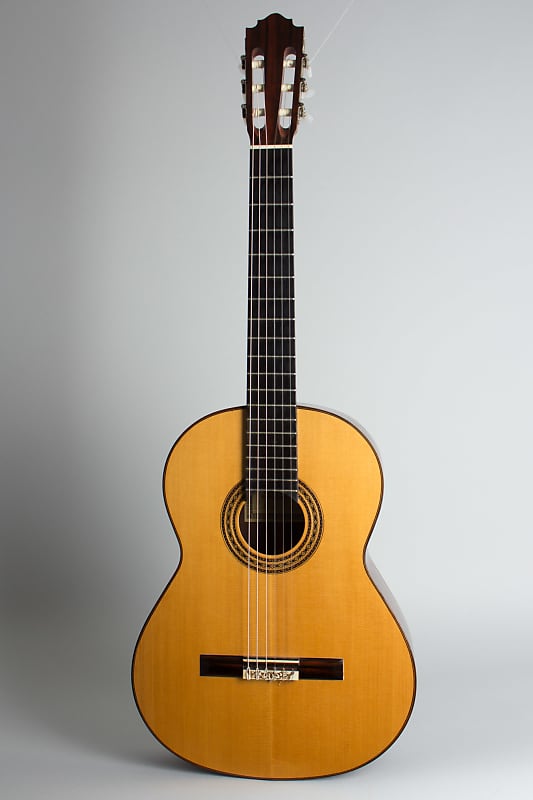 Nicholas P. Ioannou  Classical Guitar (1992), black hard shell case. image 1