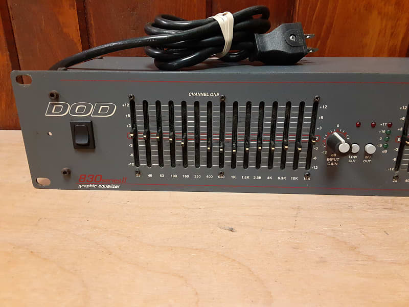 DOD 830QX 2chイコライザー DOD 830 Series II Graphic Equalizer - 2 Channel - Works