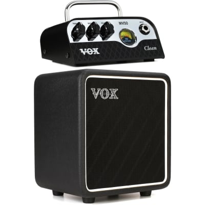 Vox MV50 Clean Set 50-watt Hybrid Tube Head with 1x8