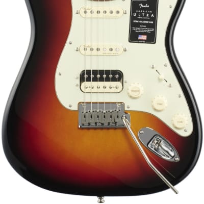 Fender American Ultra Stratocaster HSS Electric Guitar, Rosewood Fingerboard Ultraburst image 1