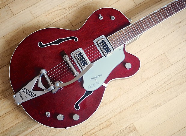 Gretsch G6119 1962HT Chet Atkins Tennessee Rose 2005 Burgandy Stain
