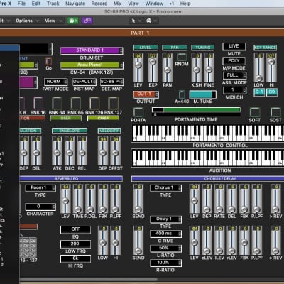 Virtual SOUND CANVAS editor / programmer - Roland SC-88 PRO