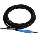 Asterope Pro Stage 1/4" Straight to Straight Instrument Cable Regular Black 30 ft.