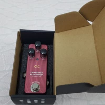One Control Crimson Red Bass Preamp Pedal for sale