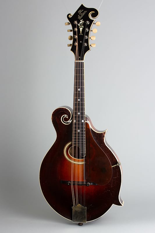 Gibson  F-4 Carved Top Mandolin (1927), ser. #81685, original black hard shell case. image 1