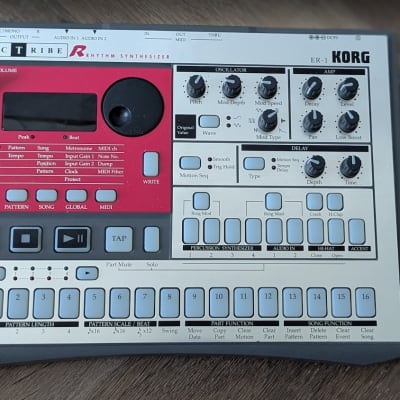 Korg Electribe-R ER-1 Rhythm Synthesizer 2000s - Silver
