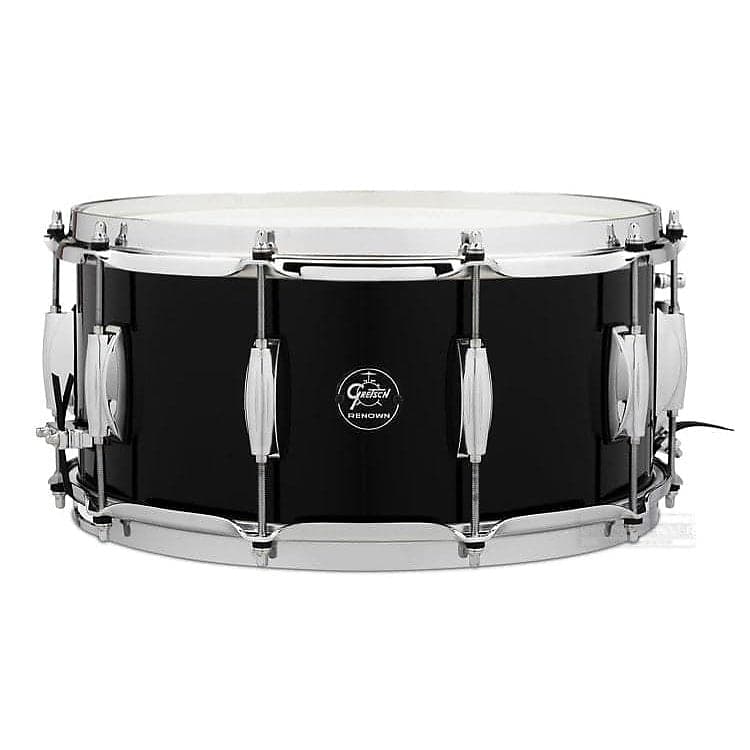 Gretsch Renown Snare Drum 14x.6.5 Piano Black image 1