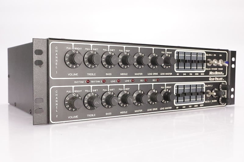 Mesa Boogie Quad Preamp Rack Tube Guitar Amp Mark IIC III | Reverb