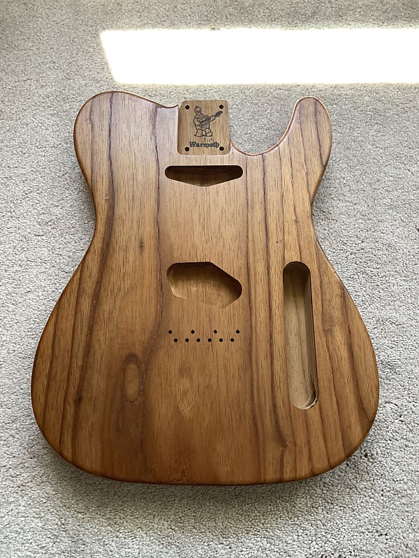 Warmoth Roasted Swamp Ash Telecaster Body, Osmo Polyx finish, | Reverb