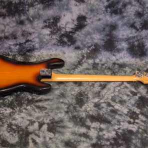 1996 Fender 50th Anniversary Precision Bass 3 Tone Sunburst Left Handed Lefty image 6