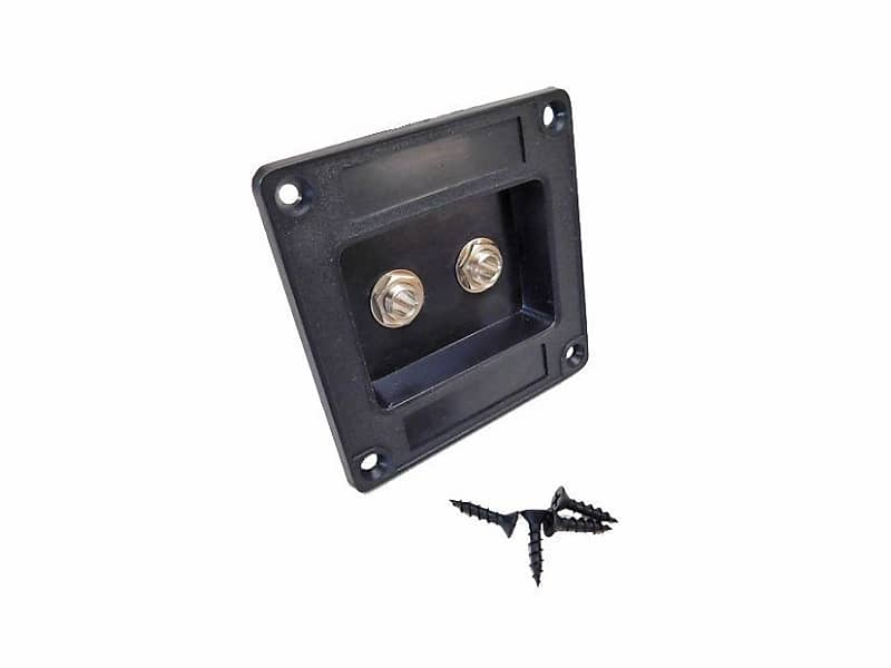 PROCRAFT LHT111 Recessed Speaker Jack Dish / Plate w/ 2) Reverb