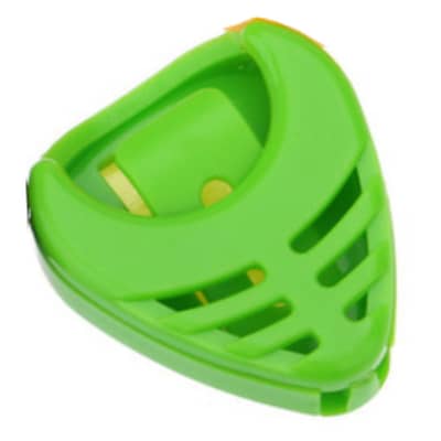 Omikron Guitar Pickholder "Green" Stick-On non-marring adhesive Two Pieces image 3