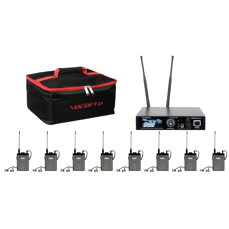 VOCOPRO IEM-ASSIST-8/16/32-EXTEND Professional In-Ear Wireless Rackmount Monitor Listening System image 1