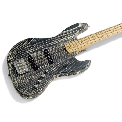 Michael Kelly Element 4OP 4-String Electric Bass Guitar (Trans Black)(New) image 6