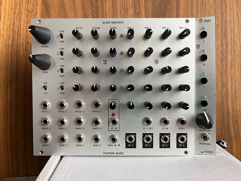 Humble Audio Quad Operator Silver Reverb