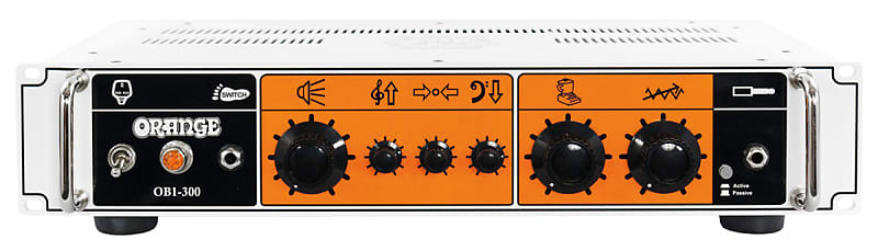 Brand New Orange OB1-300 300 Watt Solid State Bass Guitar Amplifier Head image 1