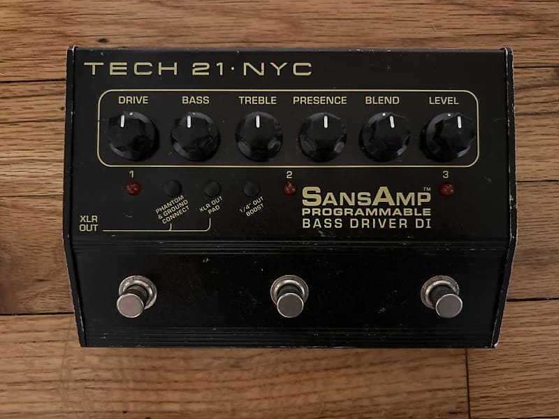 Tech 21 Sansamp Programmable Bass Driver