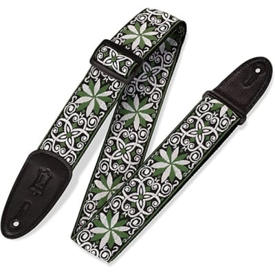 Levy's M8HT-11 2" Jacquard Weave Hootenanny 60's Style Guitar Strap image 1